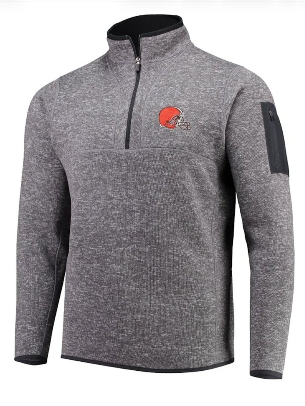 Antigua Cleveland Browns Fortune Quarter-Zip Pullover Men’s Large NFL Football